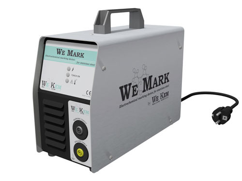 Machine de marquage électrolytique - WE MARK - WE KEM snc - de métal / pour acier inoxydable / mobile