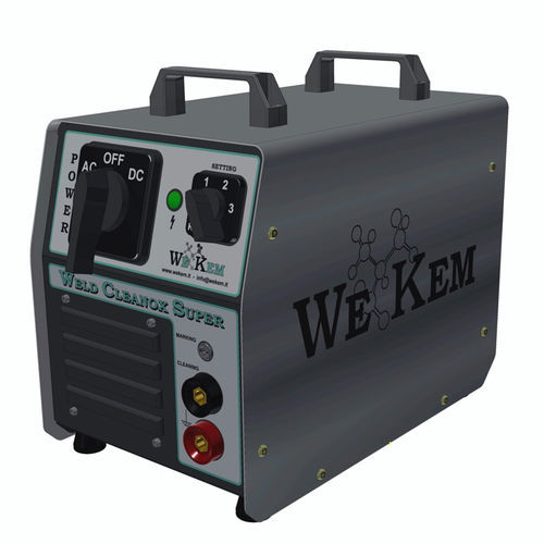 Machine de décapage de soudures pour polissage - WELD CLEANOX SUPER - WE KEM snc - électrolytique / TIG / MIG
