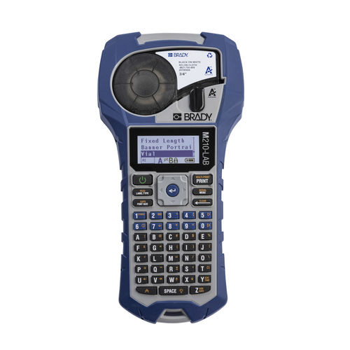 Imprimante d'étiquette portable - M210-LAB - Brady EMEA - à transfert thermique / code-barres / alimentée par batterie