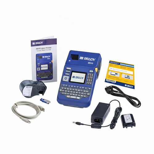 Imprimante d'étiquette portable - M510-EU - Brady EMEA - à transfert thermique / rapide / code-barres