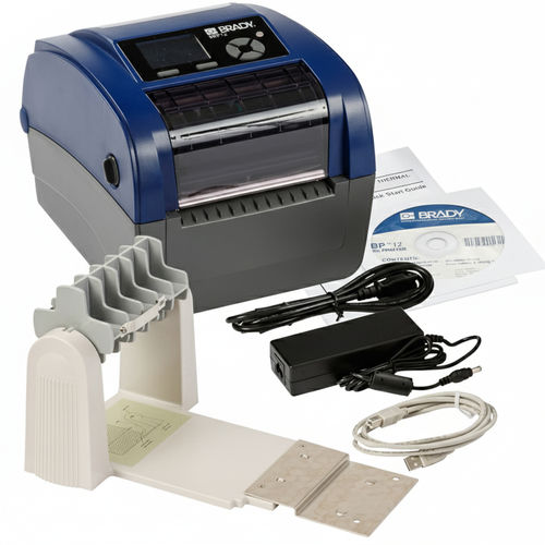 Imprimante d'étiquette à transfert thermique - BBP12 series  - Brady EMEA - de bureau / code-barres / USB