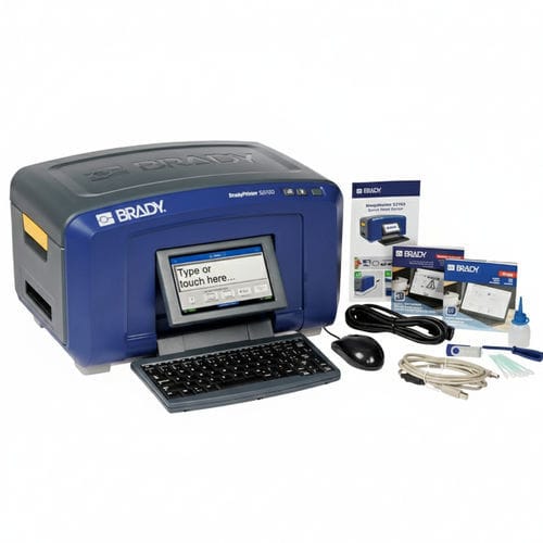 Imprimante d'étiquette à transfert thermique - S3700 series  - Brady EMEA - rapide / multicolore / code-barres