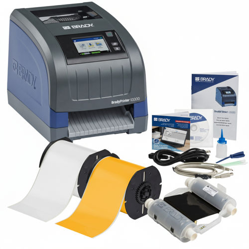 Imprimante d'étiquette à transfert thermique - I3300-SP-EU - Brady EMEA - code-barres / USB / LAN