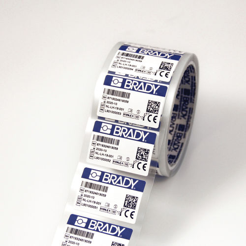 Étiquette d'identification - THT-UHF-7425 series  - Brady EMEA - à transfert thermique / code-barres / RFID