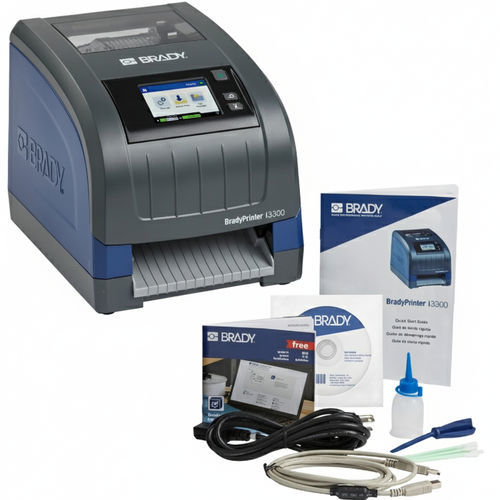 Imprimante d'étiquette à transfert thermique - i3300 series  - Brady EMEA - rapide / code-barres / USB