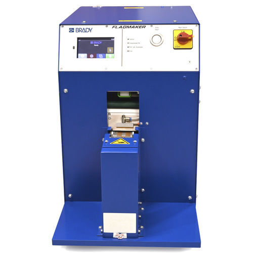 Machine d'impression-pose d'étiquettes à transfert thermique - FLAGMAKER  - Brady EMEA - pour câbles / pour fils / monochrome