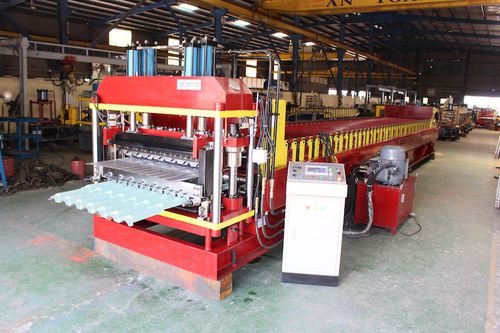 Profileuse pour panneau de toiture - Ruby - AMECO INDUSTRIAL JOINT STOCK COMPANY - automatique / contrôlée par PLC / à double couche