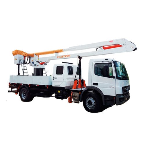 Nacelle articulée montée sur camion - GT 18 LV EVOLUTION - Guiton Equipamentos Hidráulicos - hydraulique