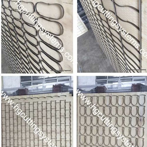 Machine de découpe à couteau - HONGGANG - laser / à l'emporte pièce / pour mousse