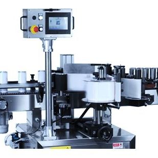 Système d'étiquetage automatique - Sapli - pour bouteilles / pour applications sur le côté / pour applications sur le dessus