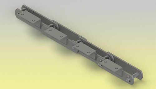 Chaîne de convoyage en acier inoxydable - M series - Z.M.C. SRL - à attaches