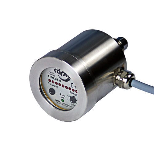 Contrôleur de débit thermique - 4120.8xM  - weber Sensors GmbH - pour eau / en acier inoxydable / IP67