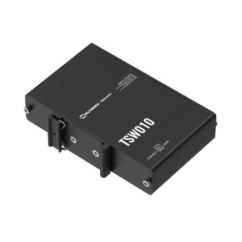 Commutateur Ethernet non administrable - TSW010 - TELTONIKA SAS - 5 ports / sur rail DIN / montage en surface