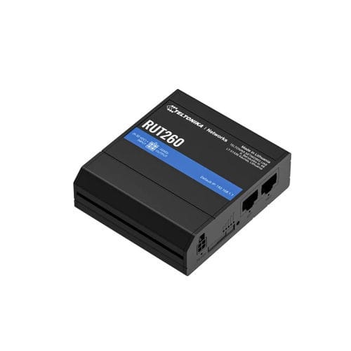 Routeur cellulaire - RUT260 - TELTONIKA SAS - WAN / LTE / sur rail DIN