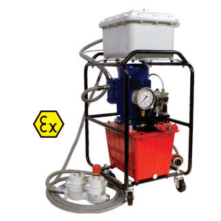 Pompe hydraulique à pistons axiaux - PHE-ATEX  - TRITORC INC - électrique / pour applications industrielles / à trois étages