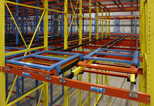 Rayonnage push-back - Aceally (Xiamen) Technology Co., Ltd - à palettes