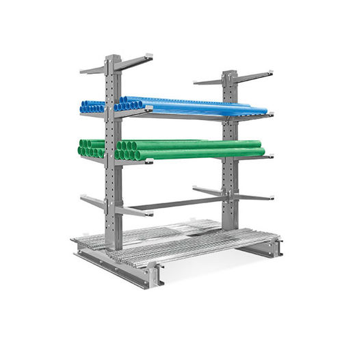 Rayonnage cantilever - Aceally (Xiamen) Technology Co., Ltd - réglable / pour tuyaux / à palettes