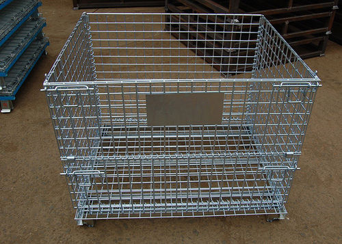 Caisse-palette en acier galvanisé - Aceally (Xiamen) Technology Co., Ltd - de stockage / gerbable / normalisée