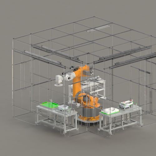Cellule robotisée de fraisage - RD - GC01 - Whitech srl - de finition