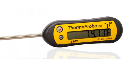 Thermomètre RTD - TL3-W - ThermoProbe Inc - à résistance de platine / avec afficheur LCD / °C