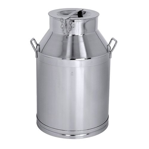 Jerrycan en acier inoxydable - COT-30100 series - NOVETAL - circulaire / avec poignée / pour le lait
