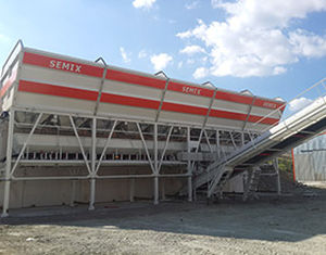Trémie de stockage - Semix Concrete Batching Plants - pour béton