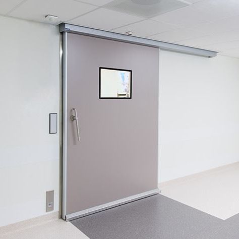 Système de portes coulissant - MEDICARE EI1 - METAFLEX - pour l'intérieur / pour applications hygiéniques / automatique