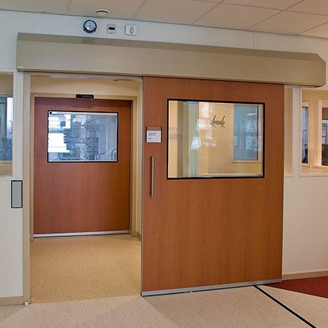Système de portes coulissant - METAFICIENT - METAFLEX - pour l'intérieur / pour hôpitaux / automatique