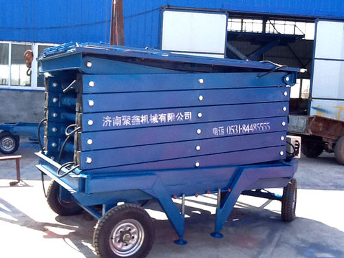 Nacelle élévatrice à ciseaux à roues - a11002 - Jinan Juxin Machinery Co., Ltd. - pour usage intérieur et extérieur / pour applications industrielles