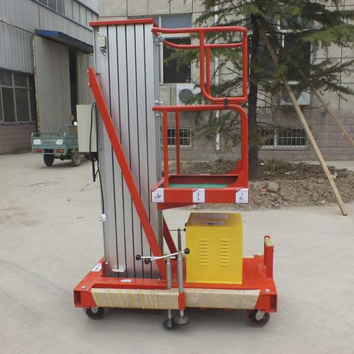 Nacelle à mât vertical sur roues -  a600 series - Jinan Juxin Machinery Co., Ltd. - électrique / pour l'intérieur / compacte