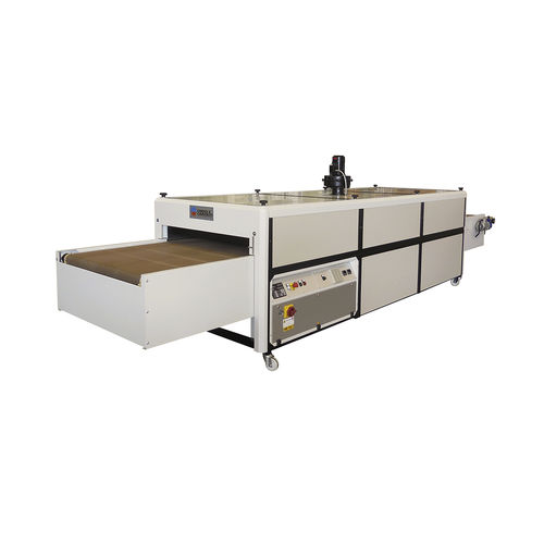 Sécheur à air chaud - NOIR 3750 - Chiossi e Cavazzuti srl - pour l'industrie textile / avec convoyeur à bande