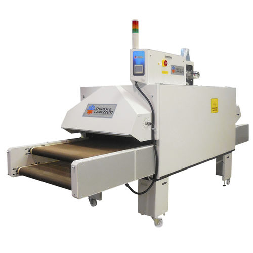 Sécheur à air chaud - ACE 950 - Chiossi e Cavazzuti srl - pour l'industrie textile / durcissant / avec convoyeur à bande