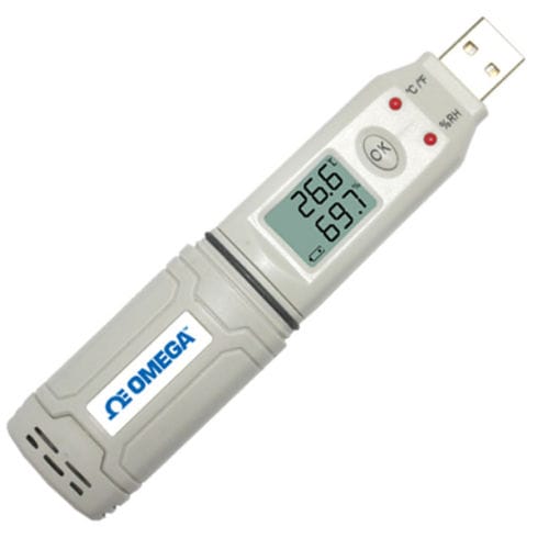 Data logger de température et d'humidité - OM-HL-SP series - OMEGA - d'énergie / USB / avec afficheur LCD