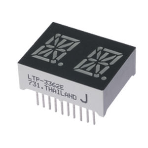 Afficheur à LED - LTP series - Liteon - alphanumérique / à 2 chiffres / à fort contraste