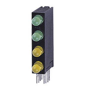 LED colorée - CBI 4 lamp series - Liteon - rectangulaire / à insérer / en angle droit