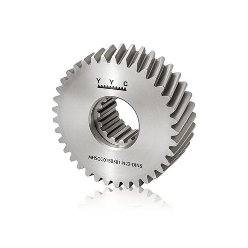 Roue dentée cylindrique - MHSGC0200201-N22-DIN6 - Yuan Yi Chang Machinery Co., Ltd. (YYC) - à denture hélicoïdale / en acier au carbone / en acier