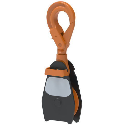 Poulie ouvrante pivotante - SBR - pewag Deutschland GmbH - pour câble / avec crochet / palier