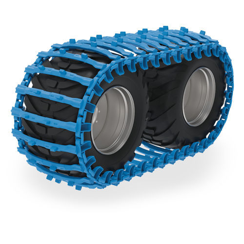 Chenille pour chargeuse compacte - bluetrack duo perfect TC - pewag Deutschland GmbH