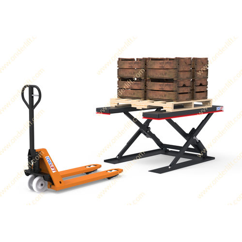 Table élévatrice en forme U - TUB series - ONDER GRUP MAKİNE - à ciseaux / hydraulique / stationnaire