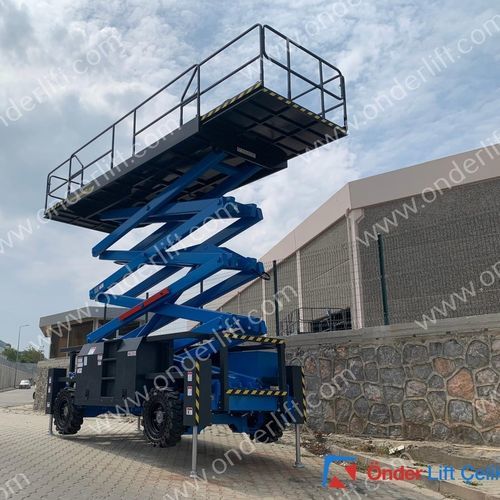 Nacelle élévatrice à ciseaux mobile - MDP-RT series - ONDER GRUP MAKİNE - diesel / pour terrain difficile
