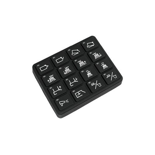 Clavier numérique 16 touches - SPM-KEYP-A16 - Hunan SonnePower International Co., Ltd. - encastrable / en silicone / CAN-Bus