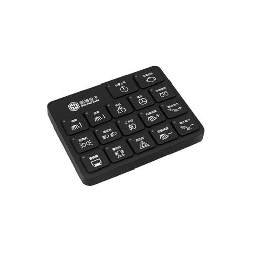 Clavier numérique 17 touches - SPM-KEYP-A17N - Hunan SonnePower International Co., Ltd. - encastrable / en silicone / CAN-Bus