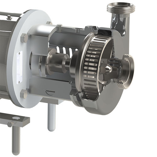 Mélangeur à turbine - QIM Series - Q-Pumps - en ligne / de solides / horizontal