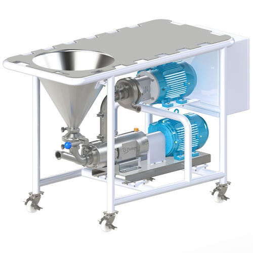 Mélangeur continu - QVM Series - Q-Pumps - pour l'industrie agroalimentaire / pour l'industrie chimique / pour l'industrie cosmétique