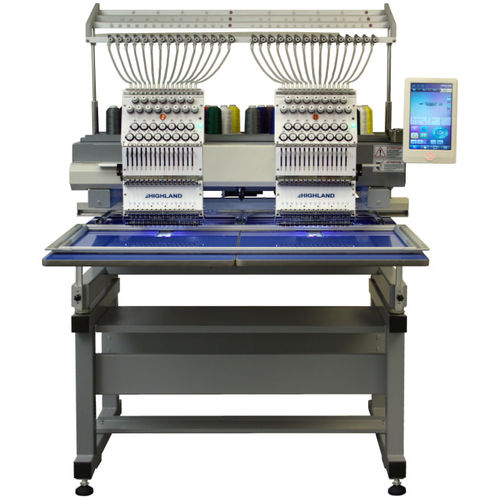 Machine à broder multitête - HM/D-1502C5 - Highland Embroidery Machines - à 15 aiguilles / assistée par ordinateur / pour casquettes