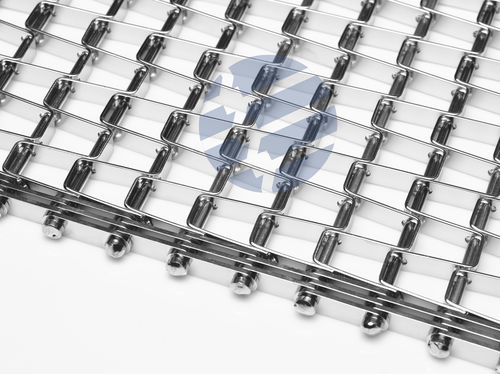 Bande de convoyeur ajourée - Honeycomb - Wire Belt Company Osterloh GmbH - en métal / industrielle / pour l'industrie agroalimentaire