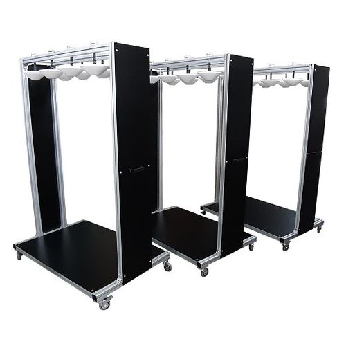 Chariot de transport - OVIT srl - de stockage / pour rouleaux / à roulettes
