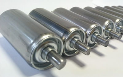 Rouleau de convoyeur libre - Matrex - en PVC / en acier / en acier inoxydable