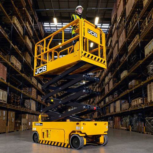 Nacelle élévatrice à ciseaux mobile - S2646E - JCB - à roues / automotrice / électrique