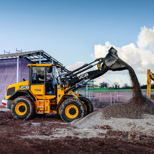 Chargeuse à roues - 417 - JCB - articulée / d'extérieur / pour chantier